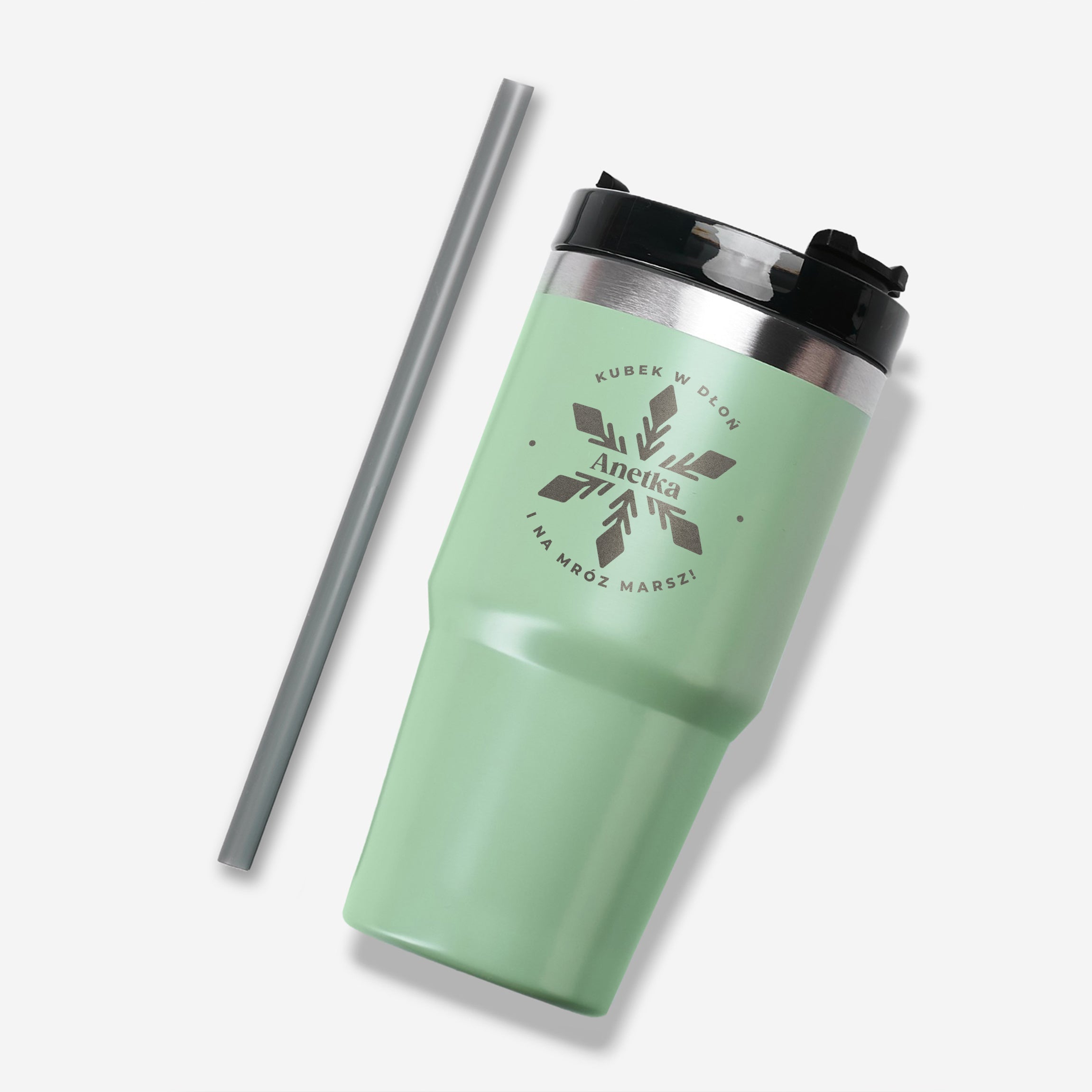 Grawerowany kubek termiczny z napisem - prezent dla koleżanki kubek termiczny z grawerem kubek termiczny grawer