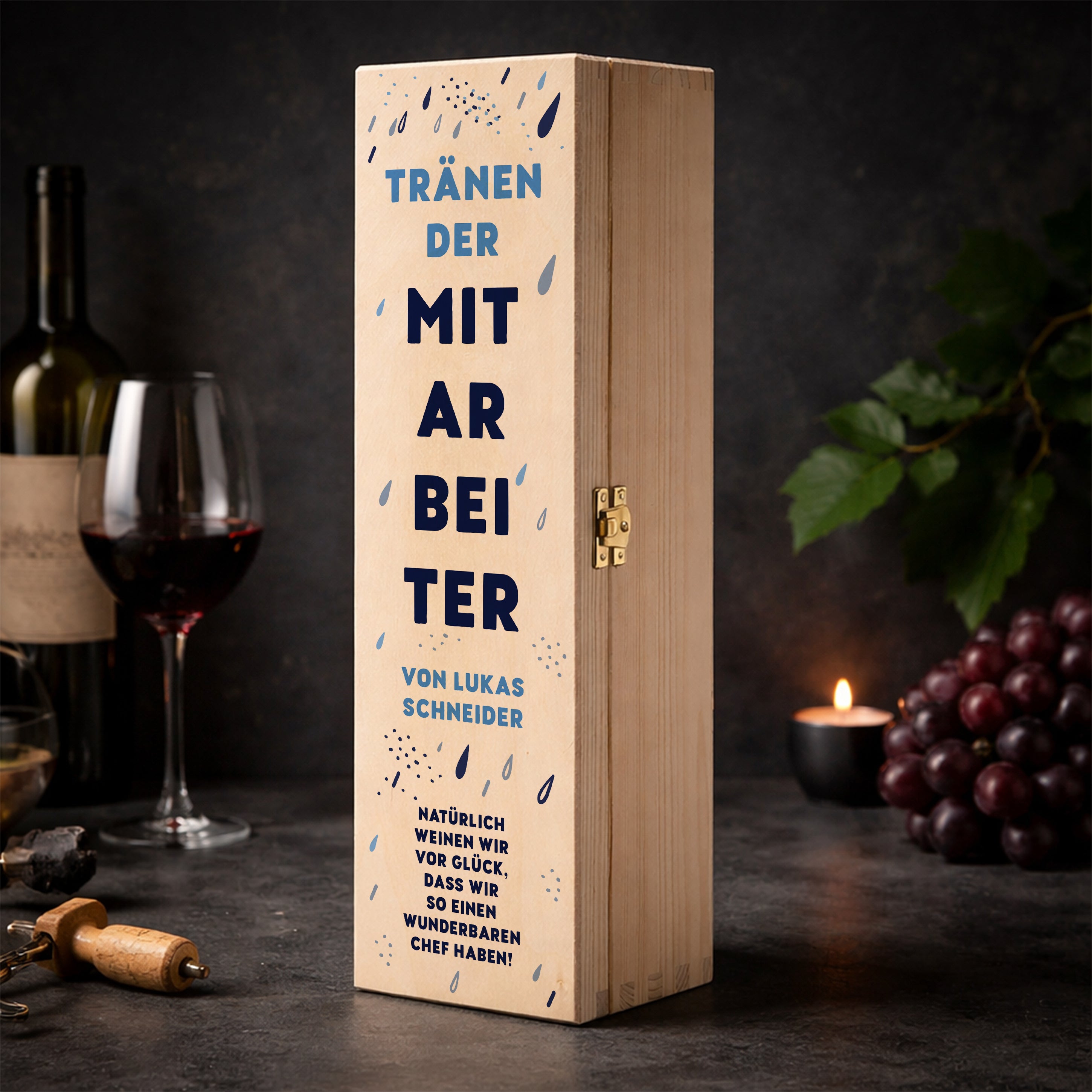 Die Vodka-Box  DIE TRÄNEN DER MITARBEITER ein lustiges Geschenk für den Chef