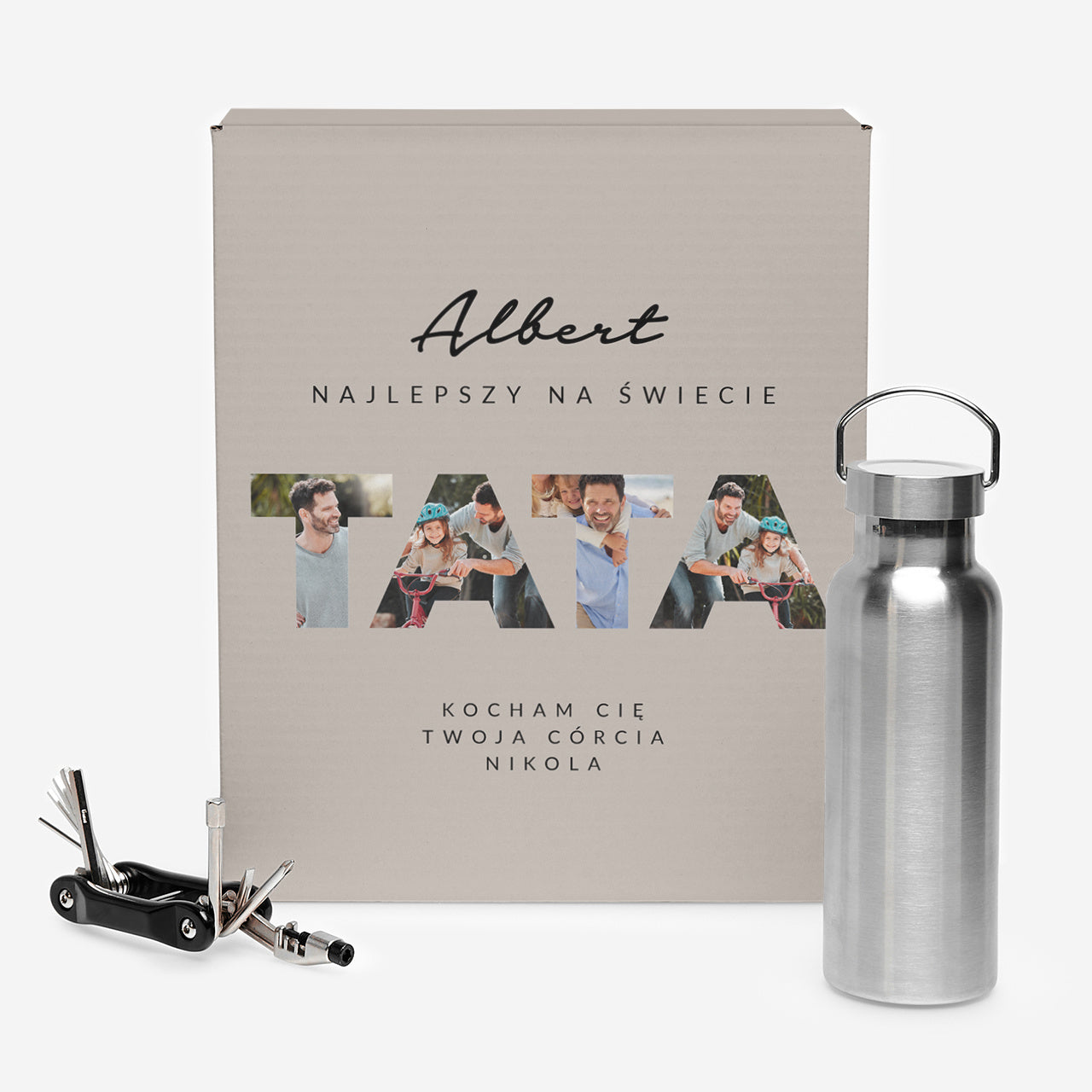 Zestaw akcesoriów rowerowych - prezent na Dzień Ojca