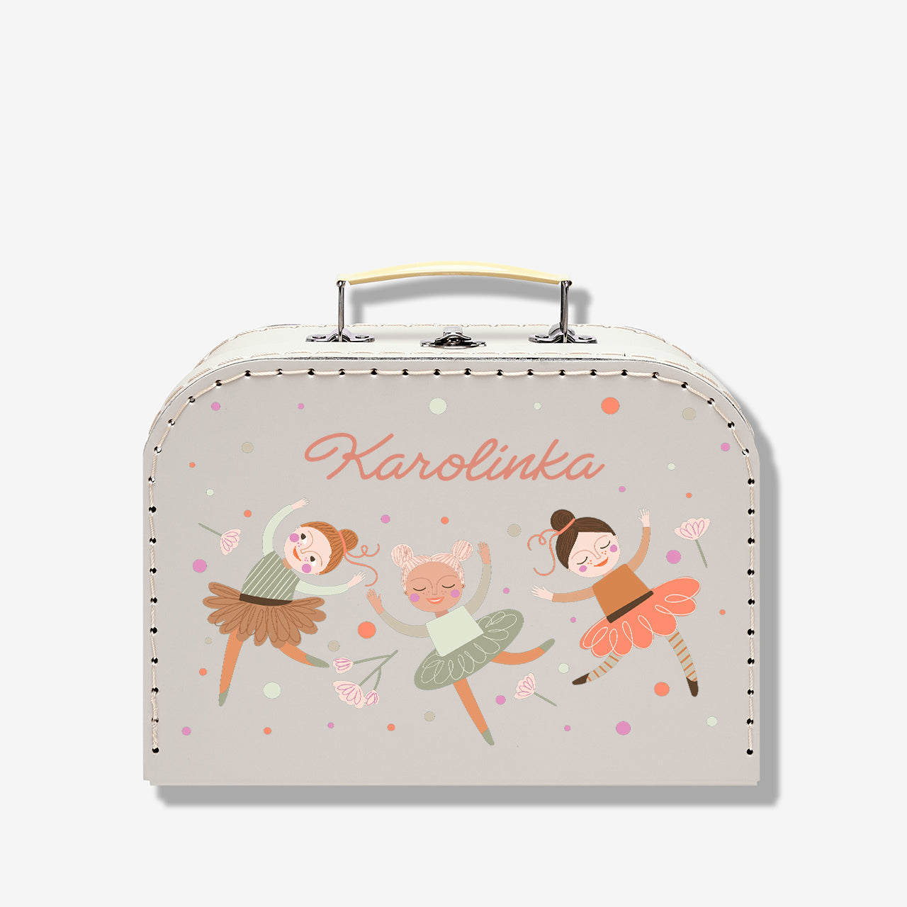 Kuferek personalizowany dla dziewczynki - baletnice