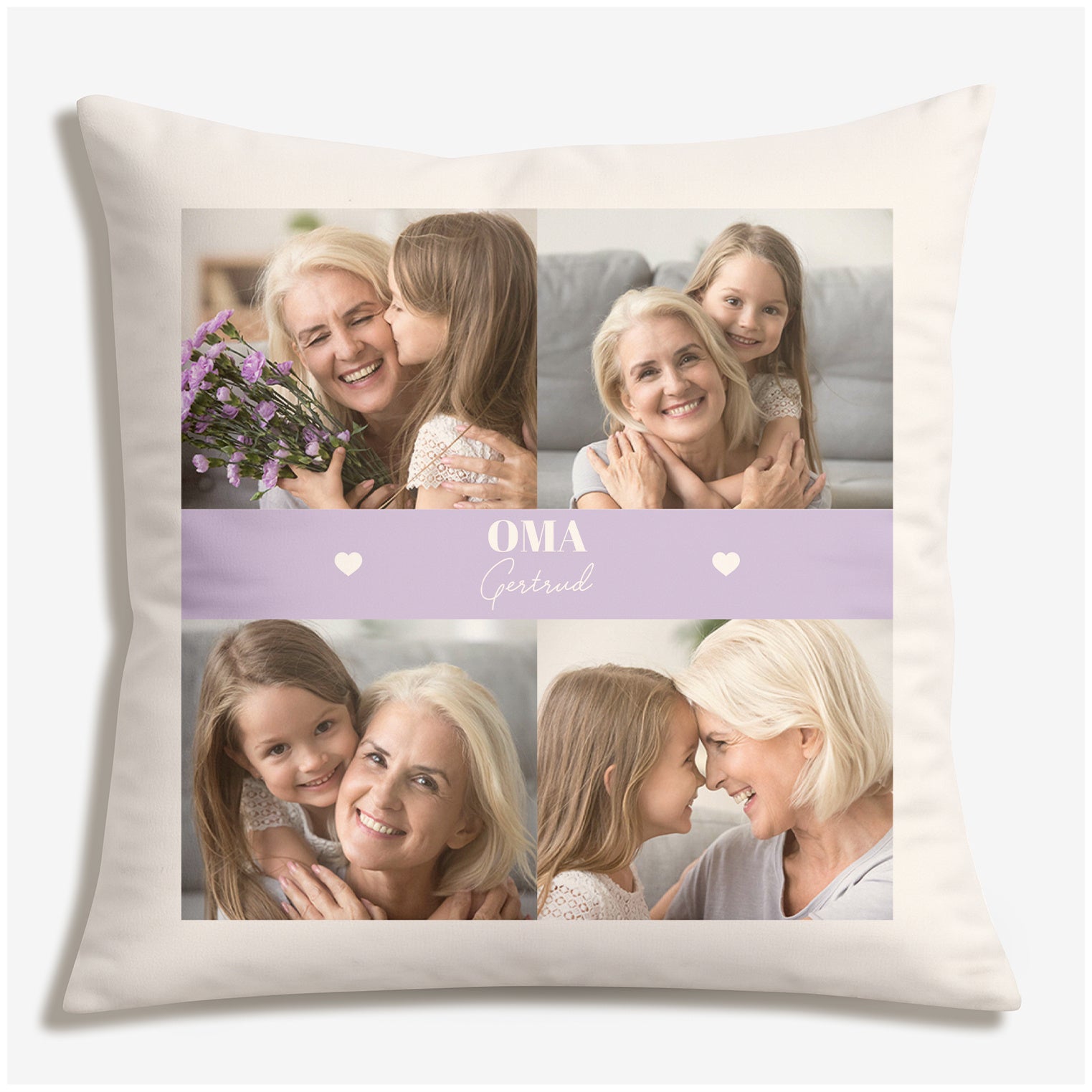Kissen zum Oma-Tag - Fotocollage