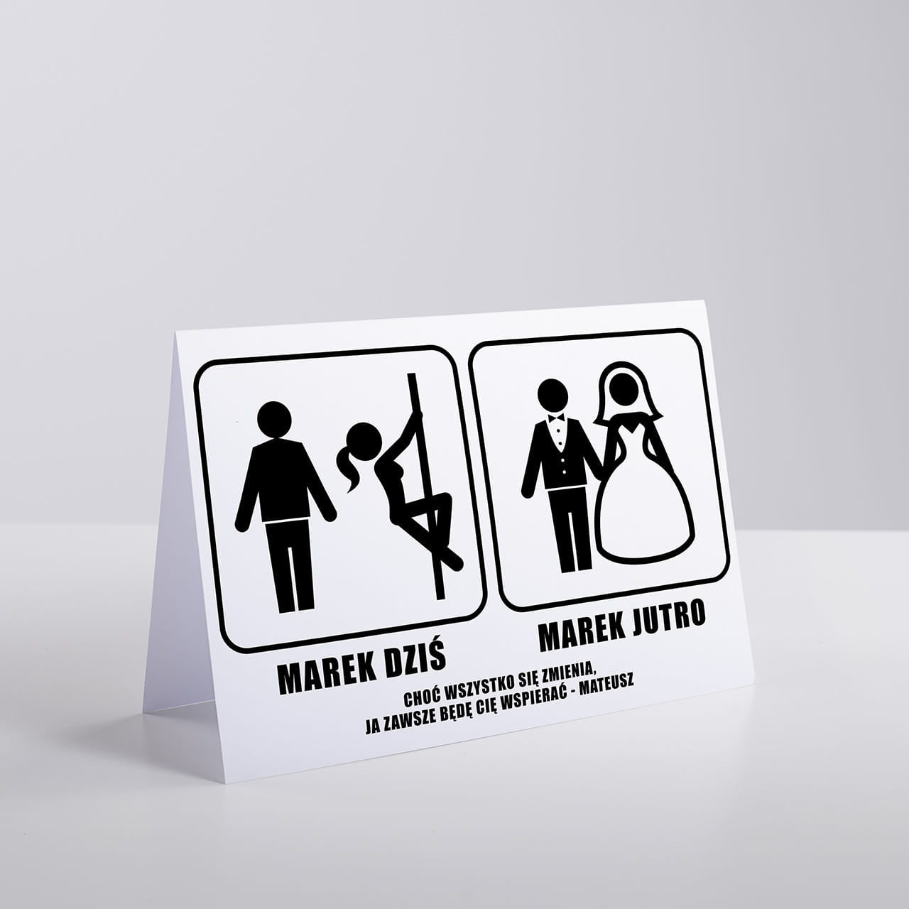 Personalizowana kartka na Wieczór Kawalerski