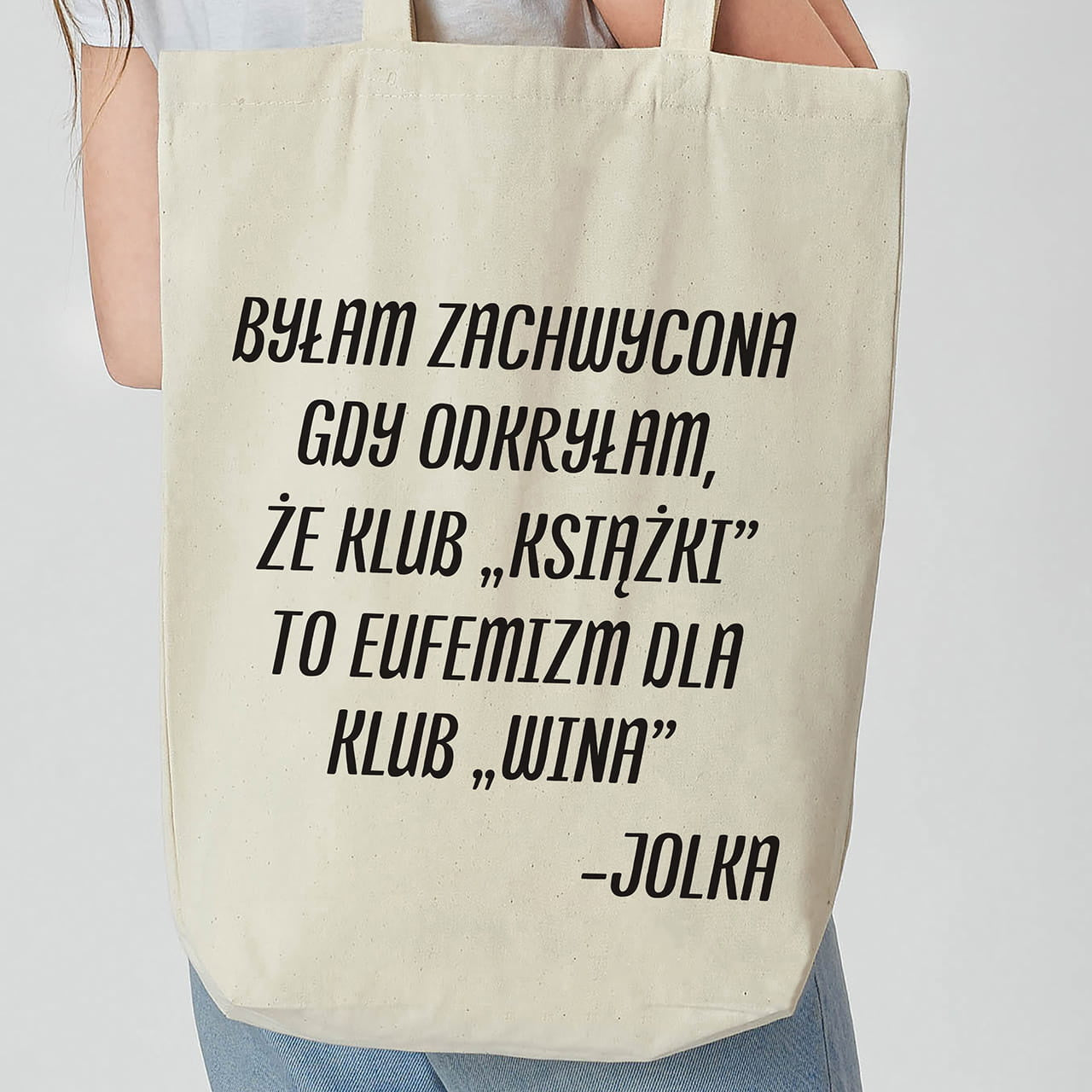 Śmieszna torba dla niej - klub książki