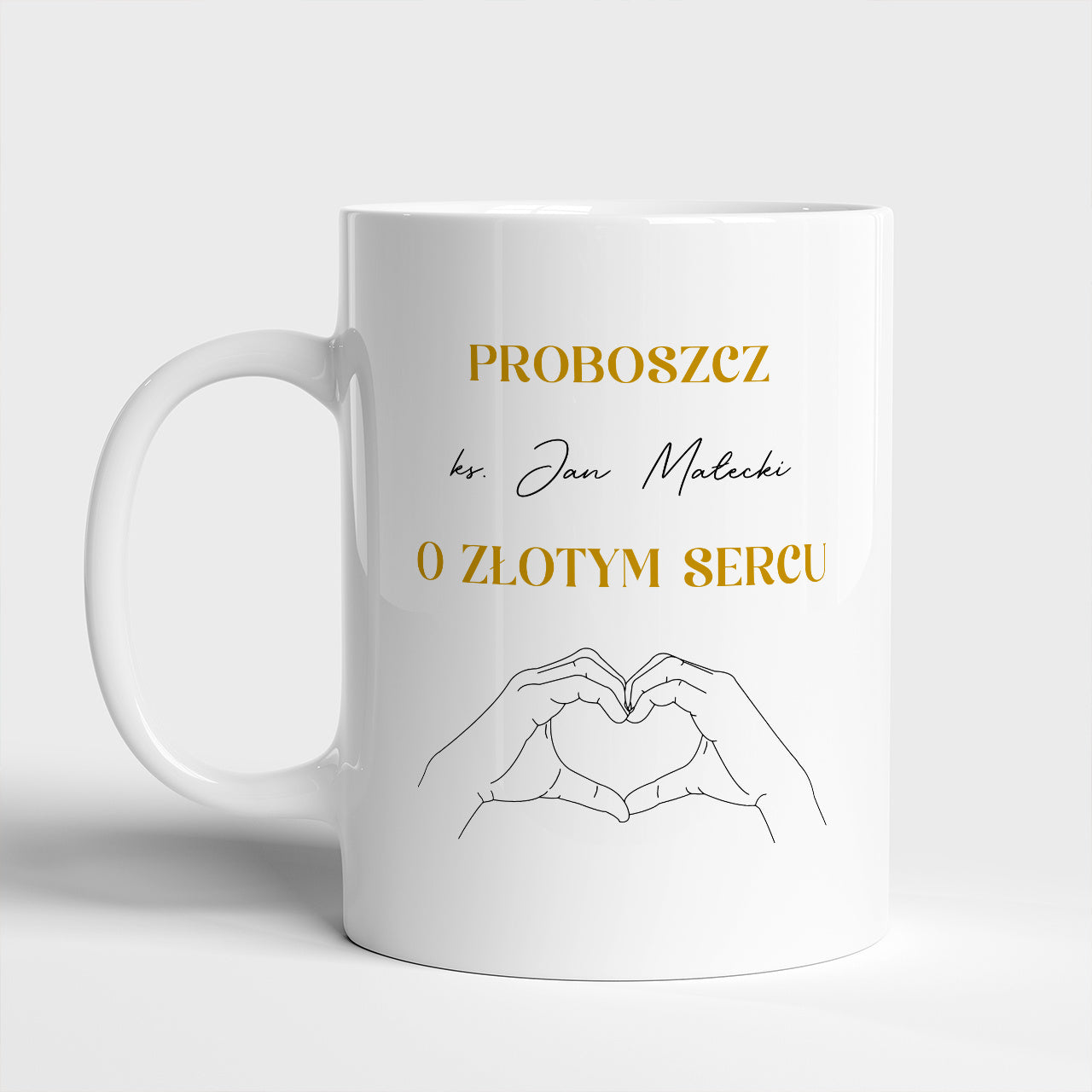Personalizowany kubek dla księdza prezent dla księdza w podziękowaniu upominek dla księdza