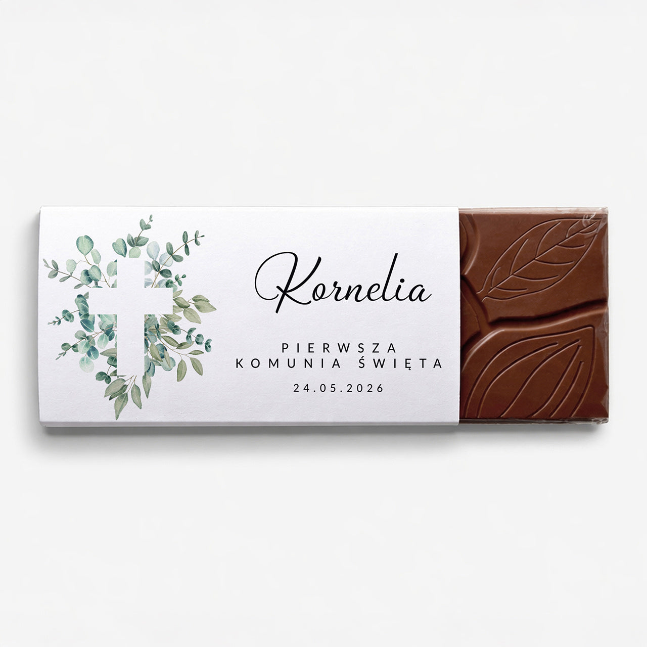 Personalizowana czekolada komunijna - upominek na komunię