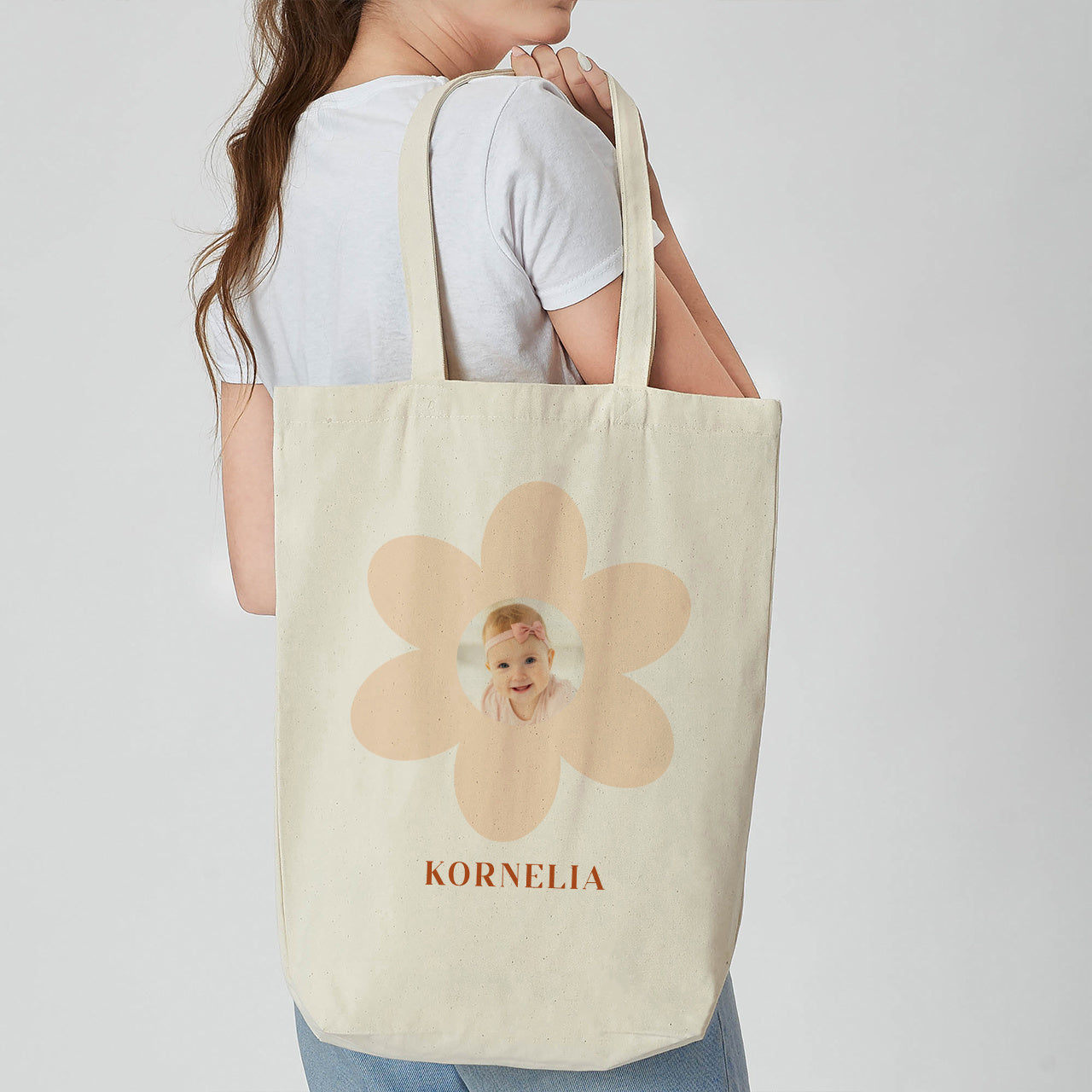 Personalizowana torba dla mamy - ze zdjęciem dziecka torba na dzień mamy prezent dla mamy prezent na dzień mamy