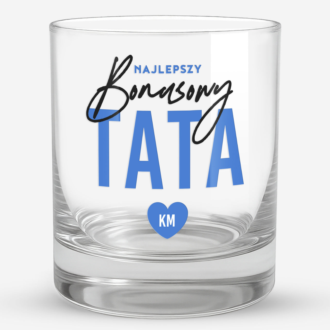 Szklanka personalizowana Bonusowy tata - prezent dla ojczyma