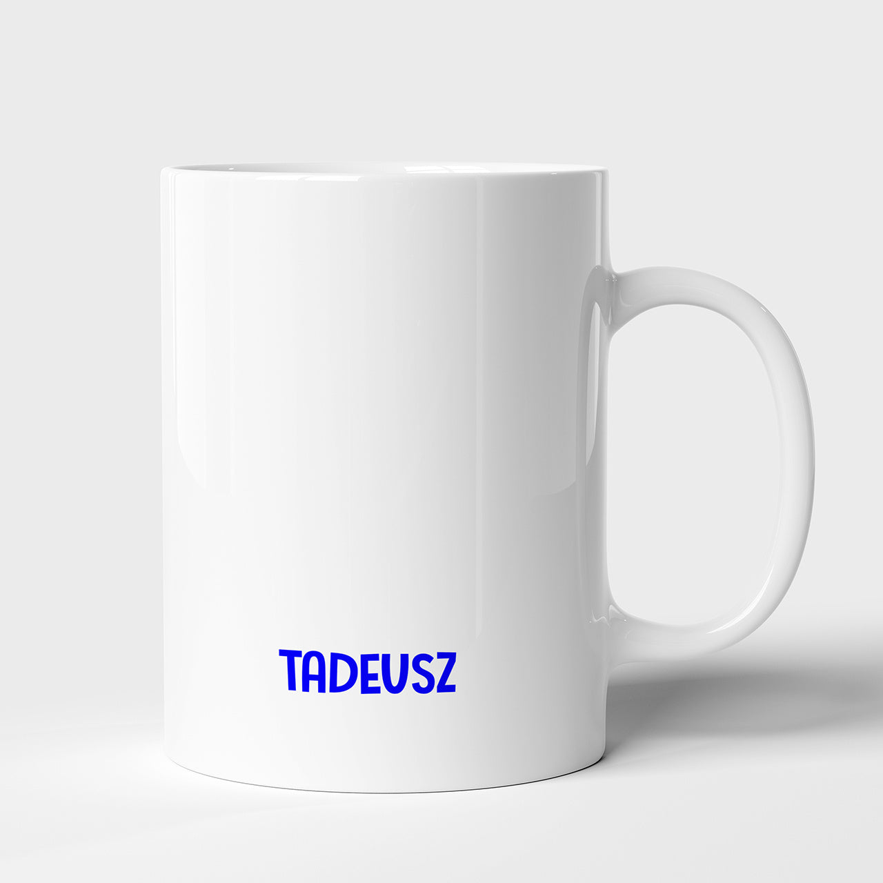 Personalizowany kubek - Myśli W Pracy - prezent dla kolegi z pracy prezent dla współpracownika prezent do biura