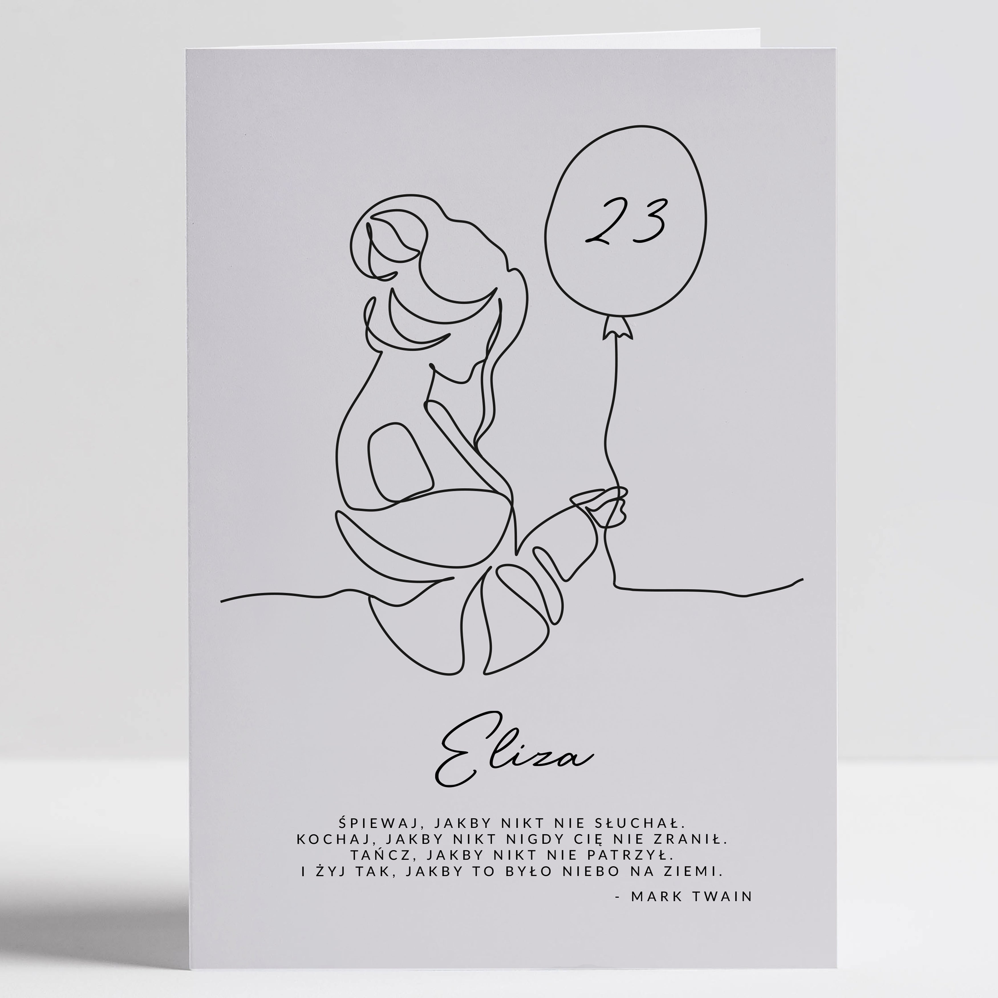 Urodzinowa kartka dla niej