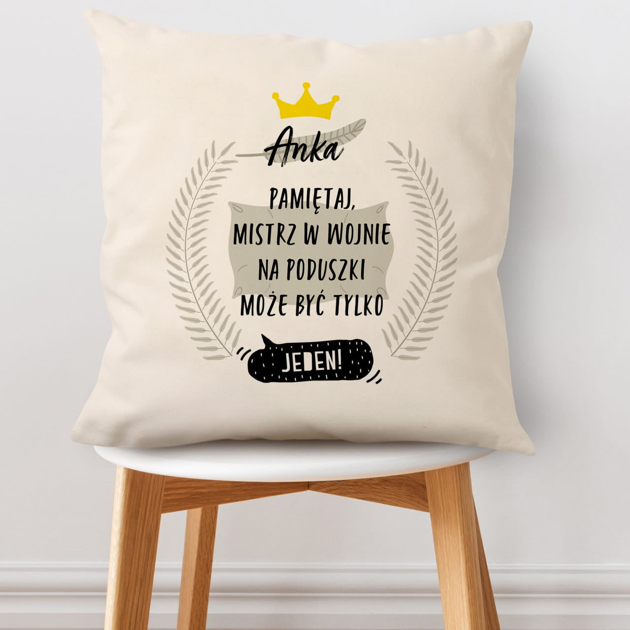 Poduszka dla domatora prezent dla domatora personalizowana poduszka poduszka z nadrukiem poduszka personalizowana