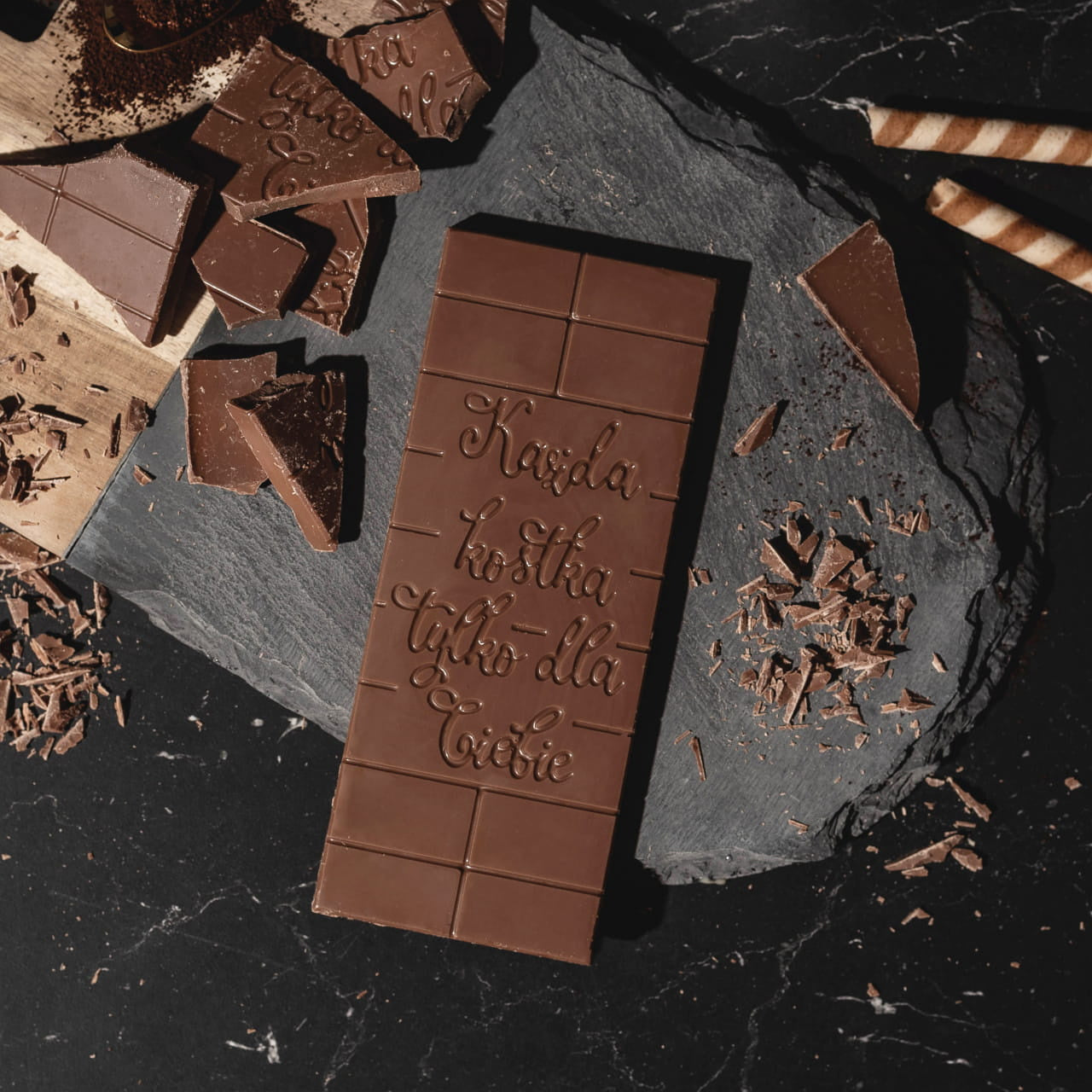 Personalizowana czekolada świąteczna upominek świąteczny czekolada personalizowana upominek na święta