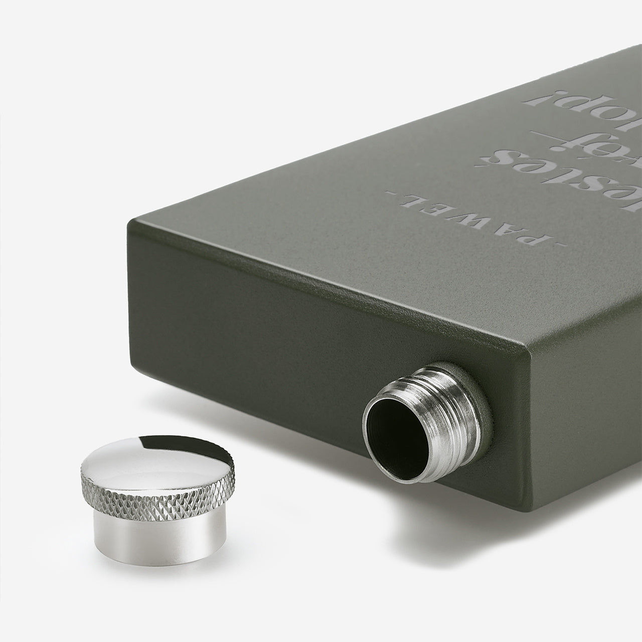 Piersiówka ze śmiesznym grawerem personalizowany prezent dla chłopaka na Dzień Chłopaka