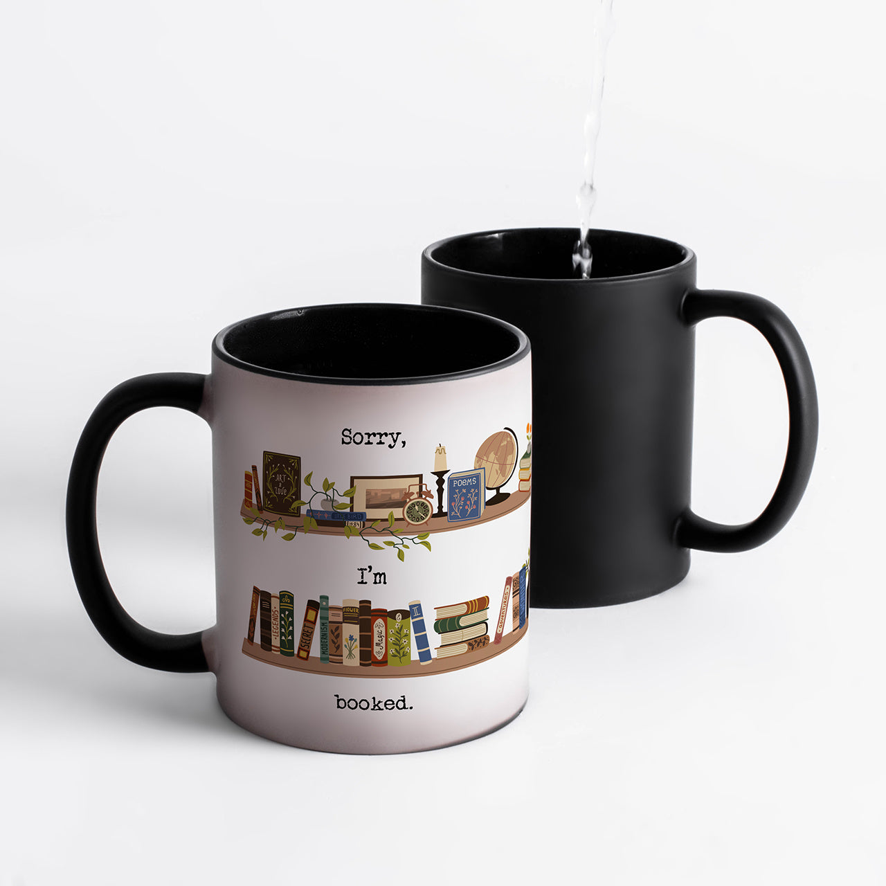 Magiczny kubek dla książkary prezent dla książkary kubek personalizowany prezent dla miłośnika książek
