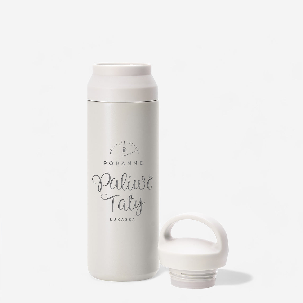 Termos z rączką na prezent dla taty grawerowany termos prezent dla taty na Dzień Taty termos z imieniem