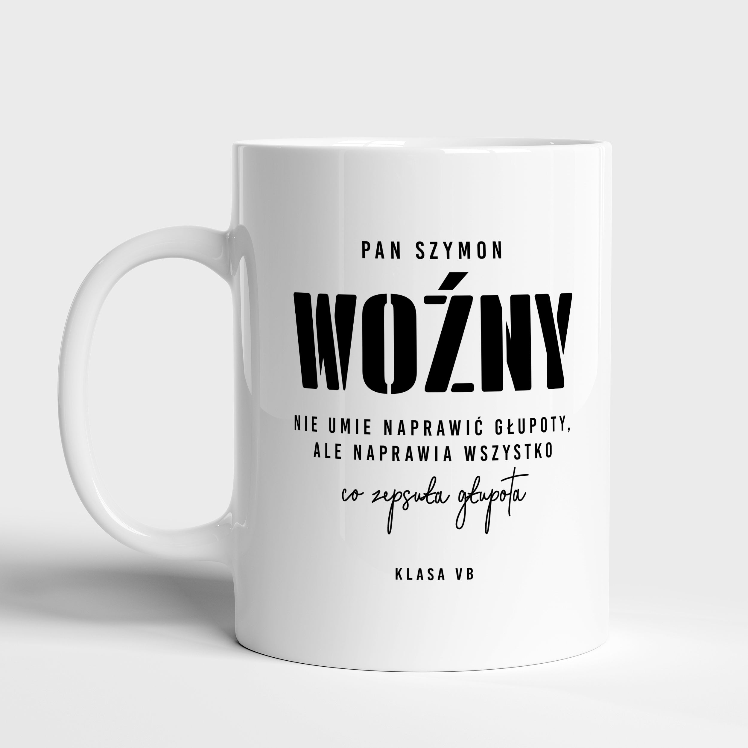 Kubek personalizowany - prezent dla woźnego