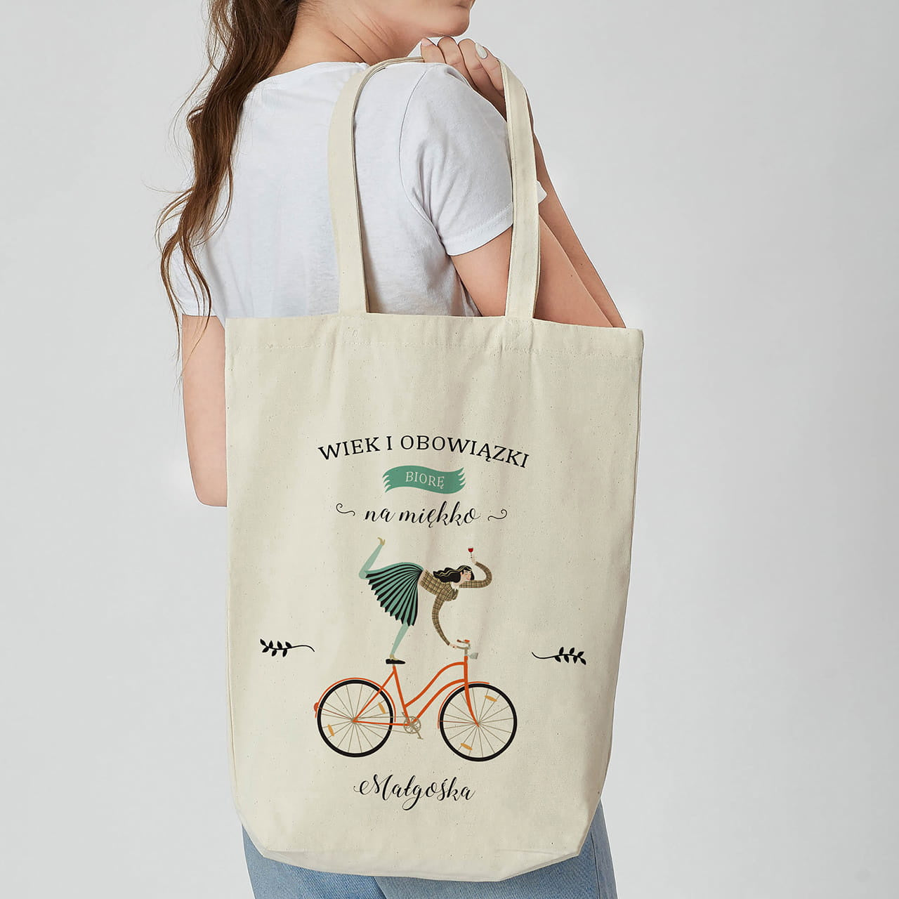 Personalizowana torba dla koleżanki na urodziny prezent dla koleżanki na urodziny torba personalizowana