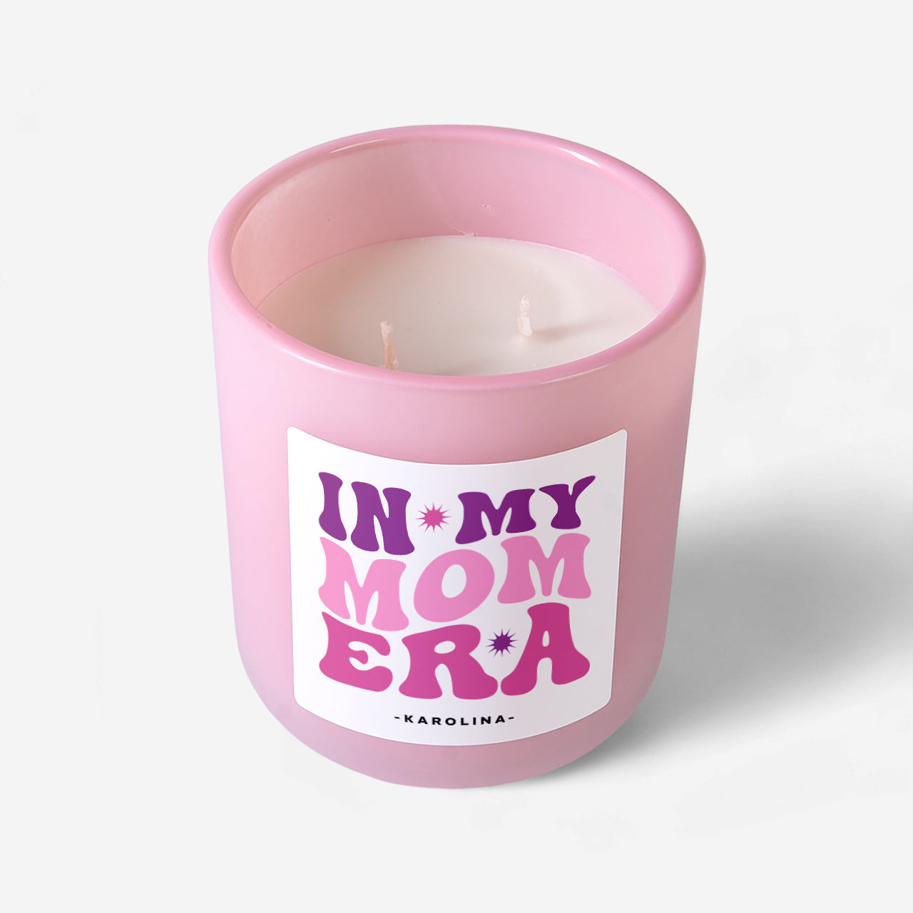 Świeca zapachowa na prezent dla mamy - in my mom era prezent dla mamy na Dzień Mamy świeczka personalizowana