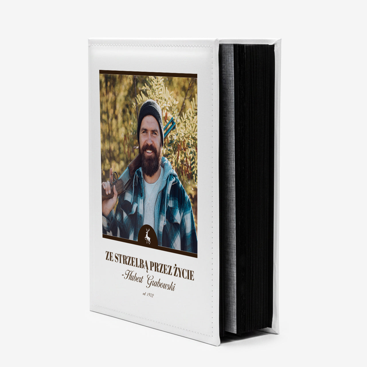 Album na zdjęcia dla myśliwego prezent dla myśliwego personalizowany album album do zdjęć album do wklejania zdjęć