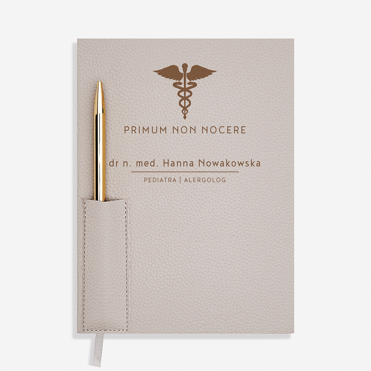 Elegancki planner z długopisem - prezent dla pani doktor prezent dla lekarza