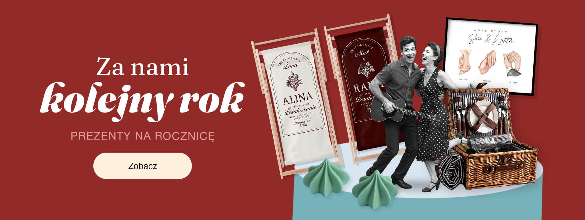 Prezenty na każdą rocznicę ślubu