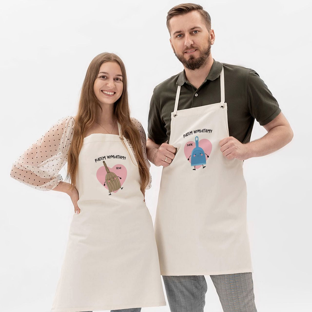 Personalizowane fartuchy - prezent dla pary