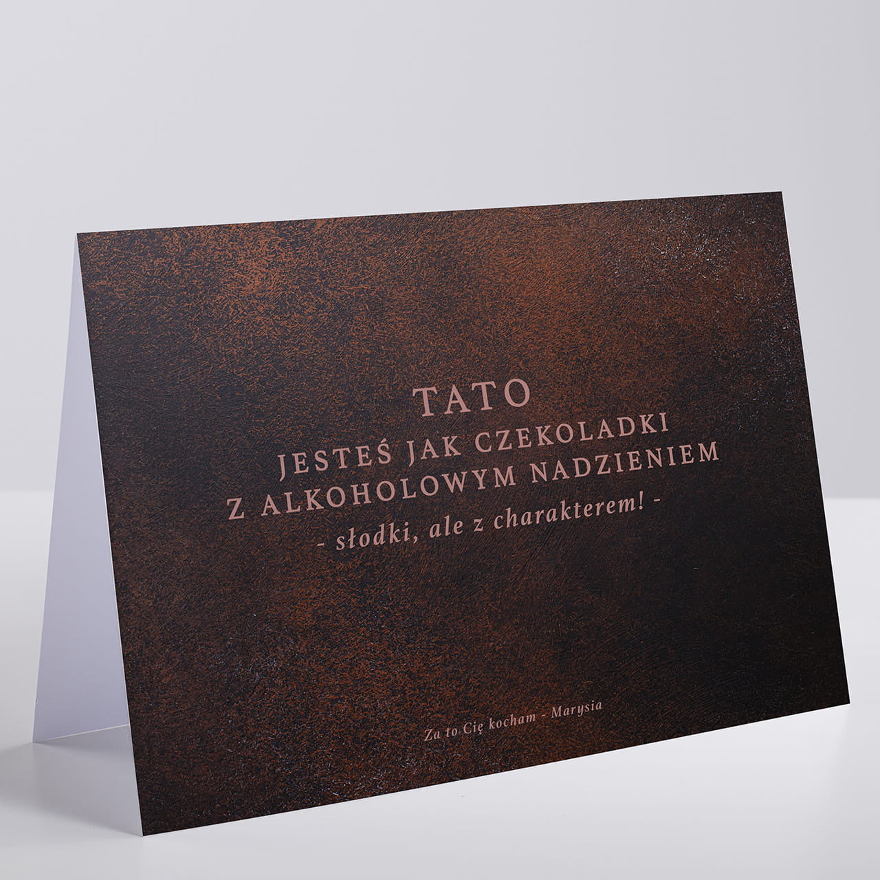 Kartka urodzinowa dla taty - Z Charakterem kartka na urodziny personalizowana kartka upominek dla taty