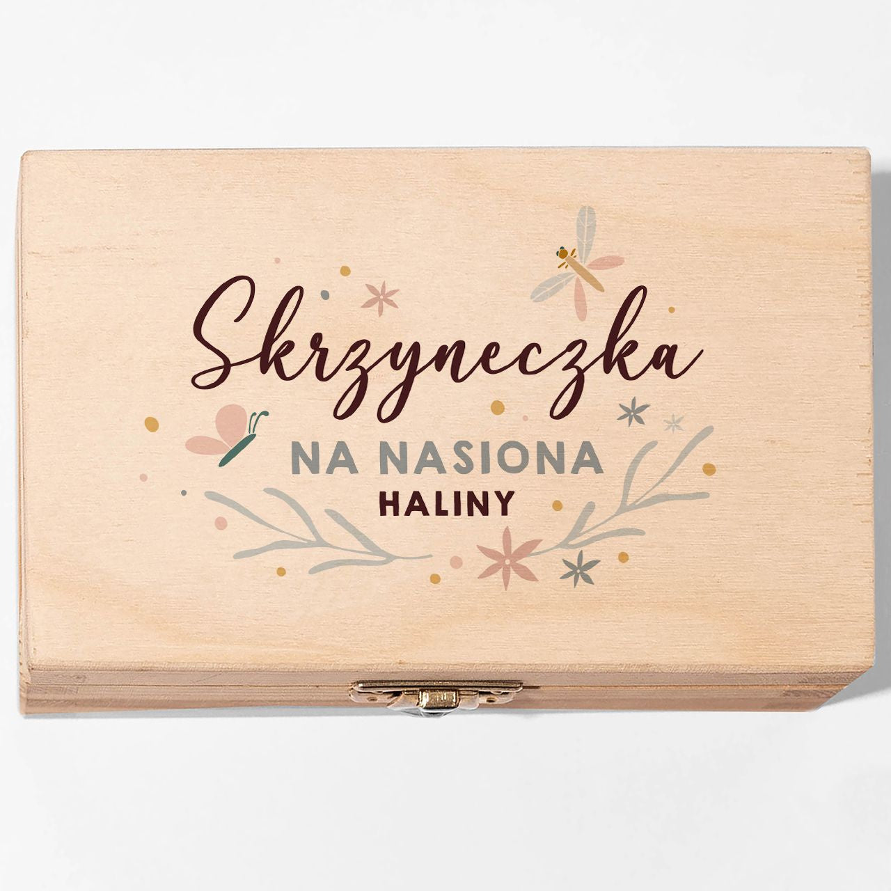 Skrzyneczka na nasiona - upominek dla ogrodnika