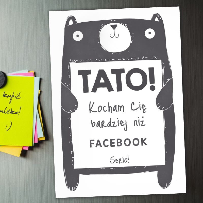 Magnes dla taty od dziecka