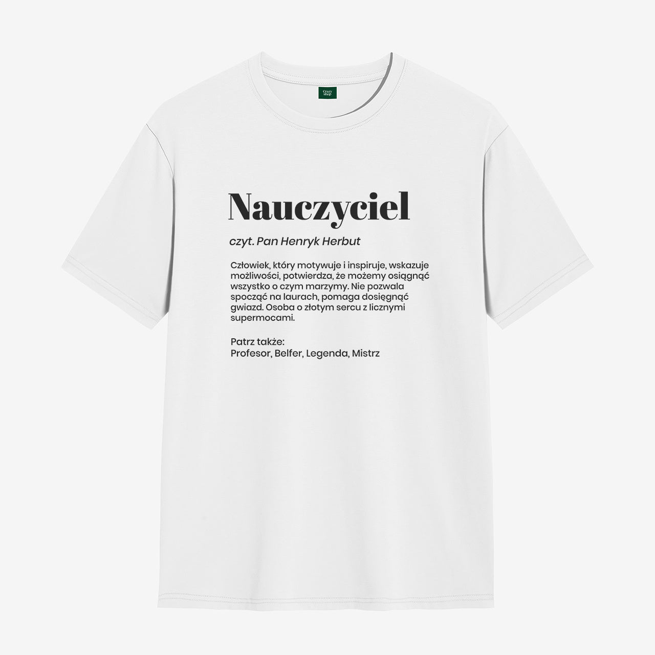 Koszulka dla nauczyciela - definicja XL