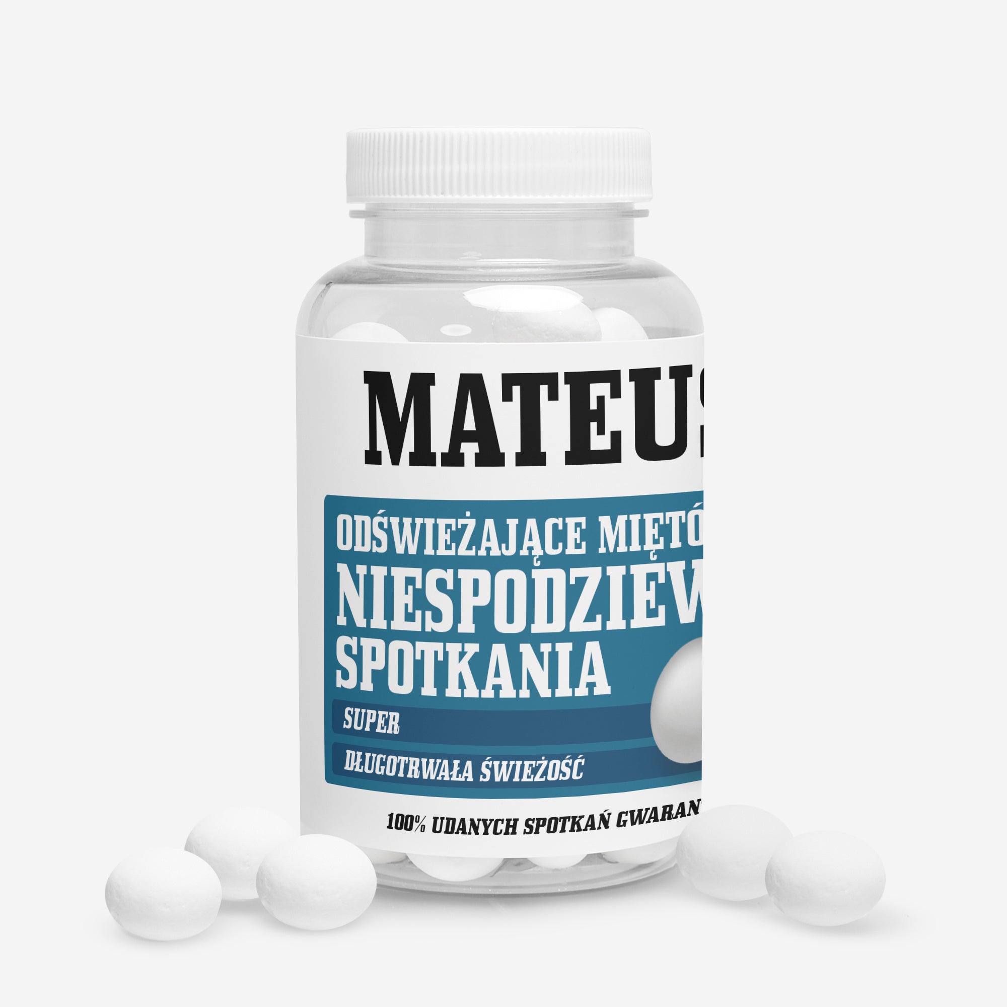 Personalizowane miętówki - śmieszny prezent dla singla