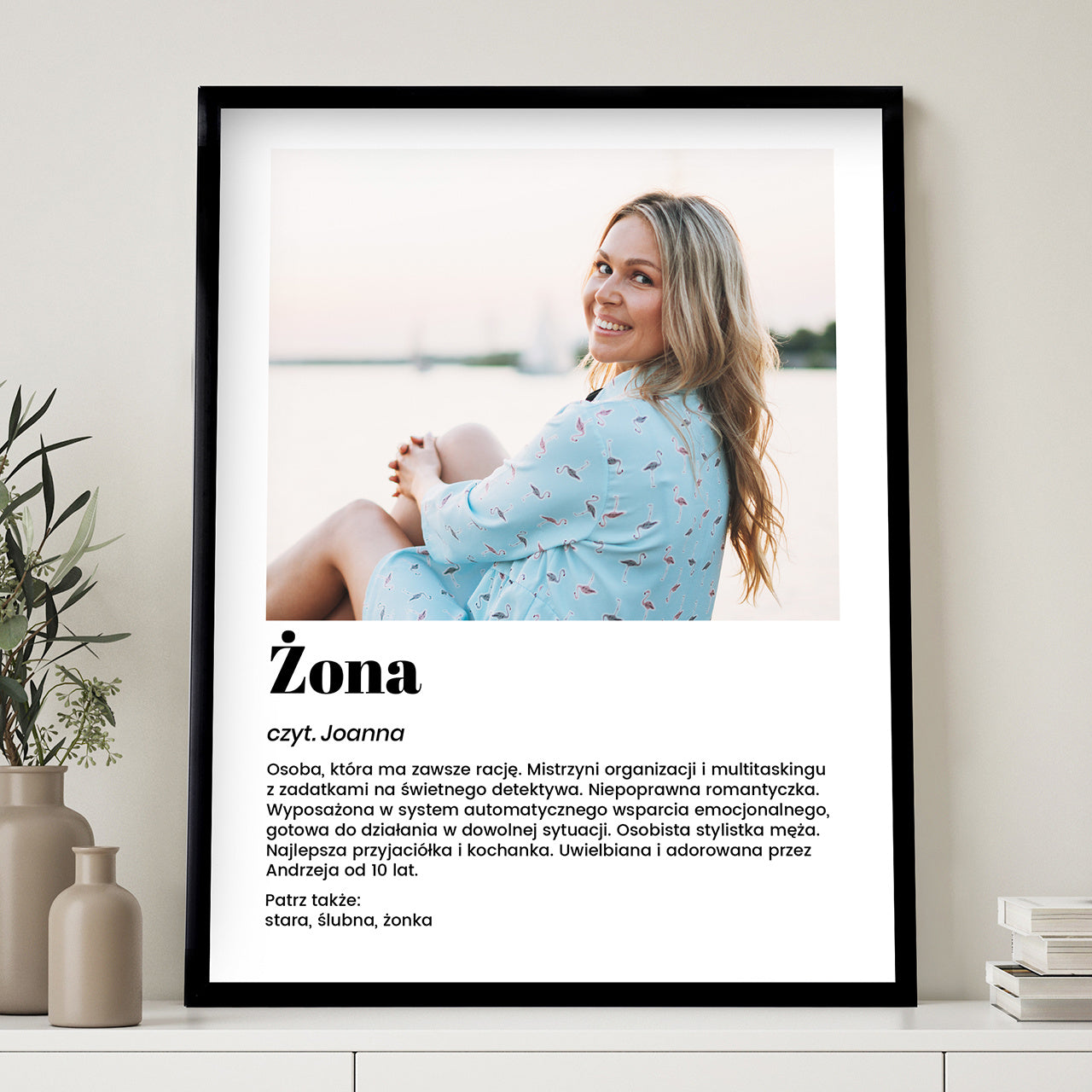 Plakat dla żony - definicja