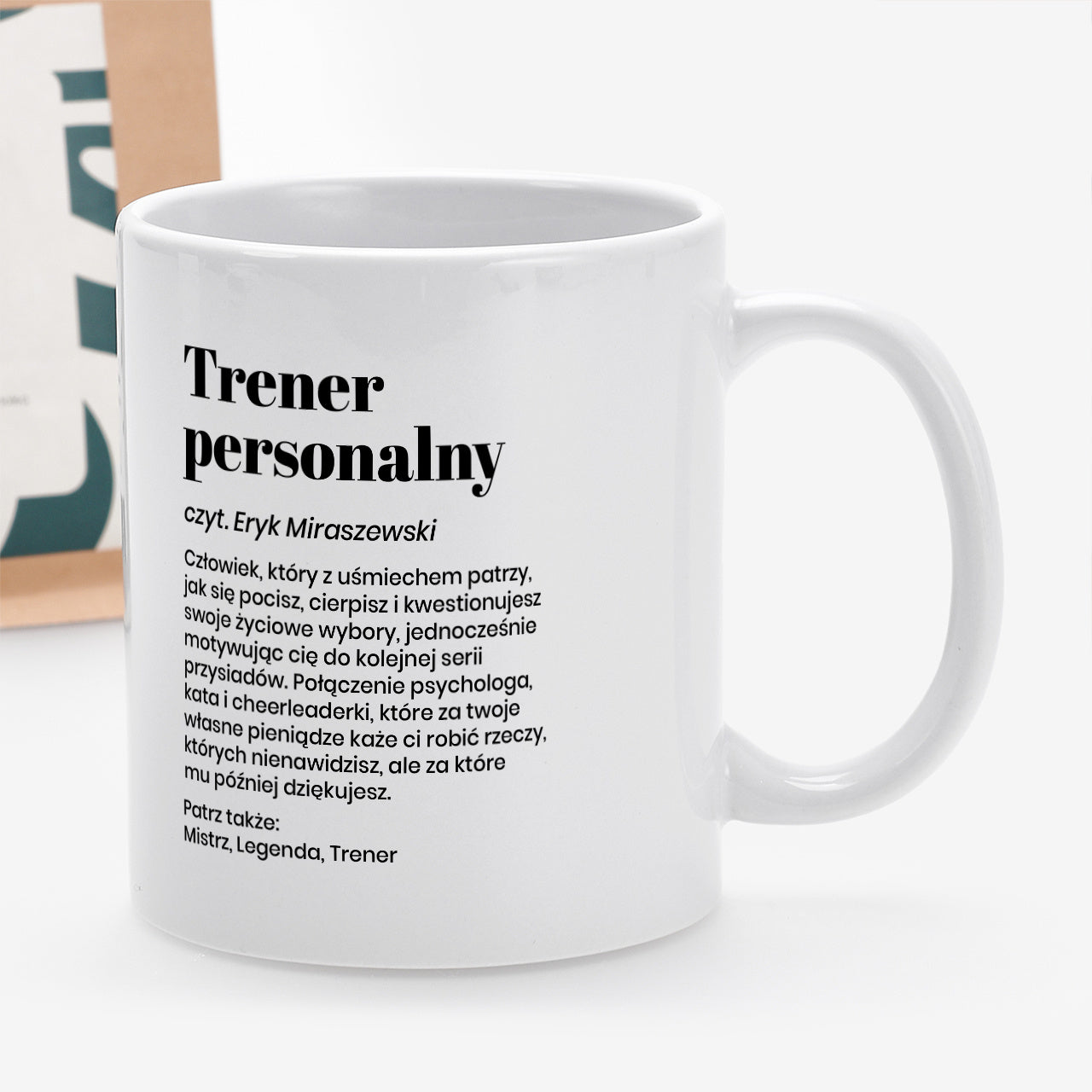 Kawa i kubek dla trenera personalnego