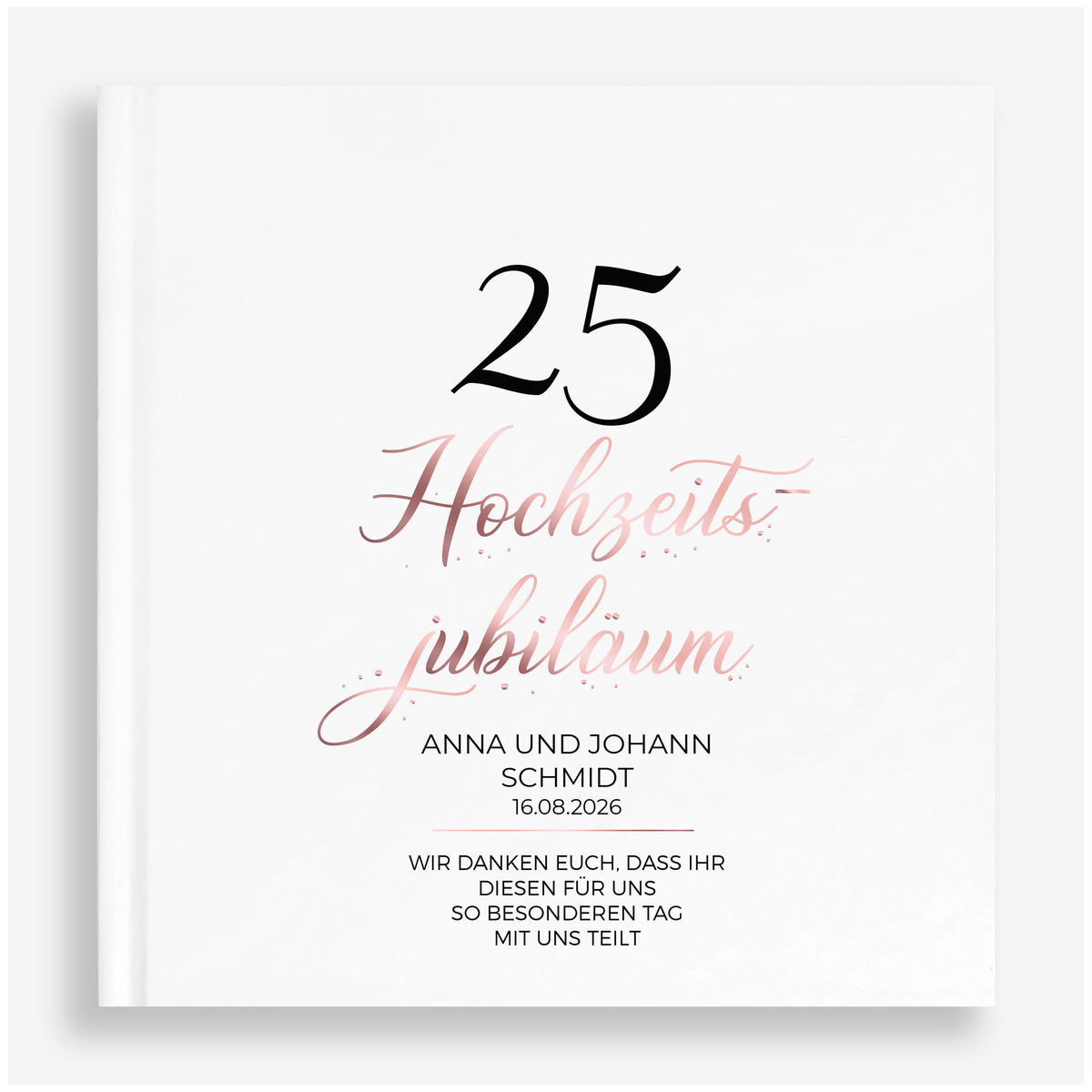 Gästebuch zum HOCHZEITSJUBILÄUM - Erinnerungsbuch zum Hochzeitstag