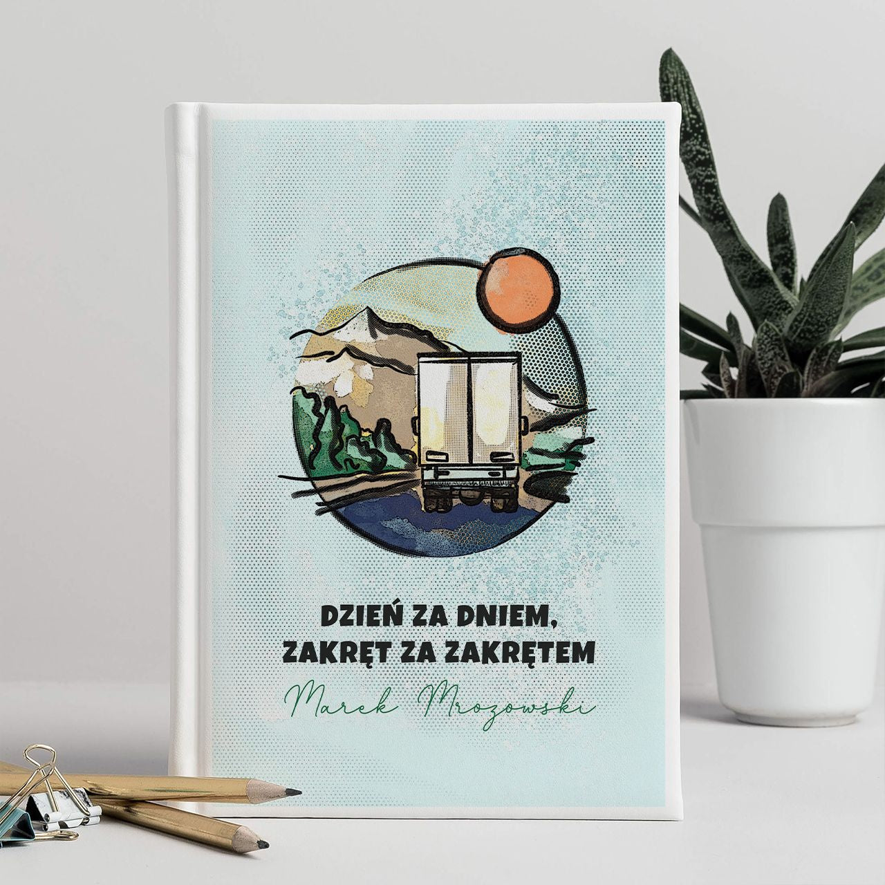 Kalendarz całoroczny dla kierowcy tira