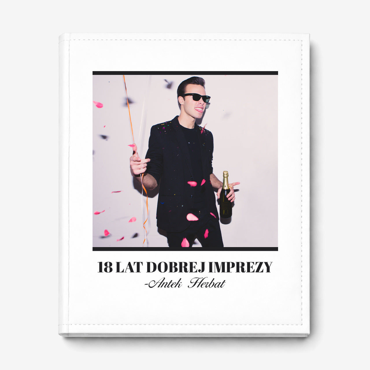 Personalizowany album na zdjęcia z okazji 18 urodzin prezent na 18 urodziny album na 18 urodziny