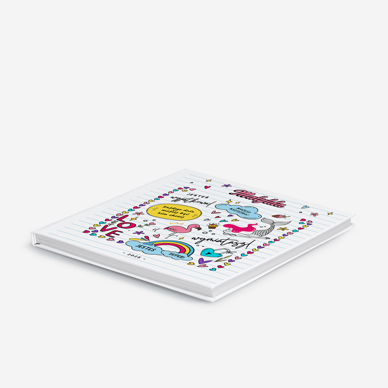 Szkicownik dla dziecka - upominek dla dziewczynki szkicownik personalizowany prezent dla małej artystki