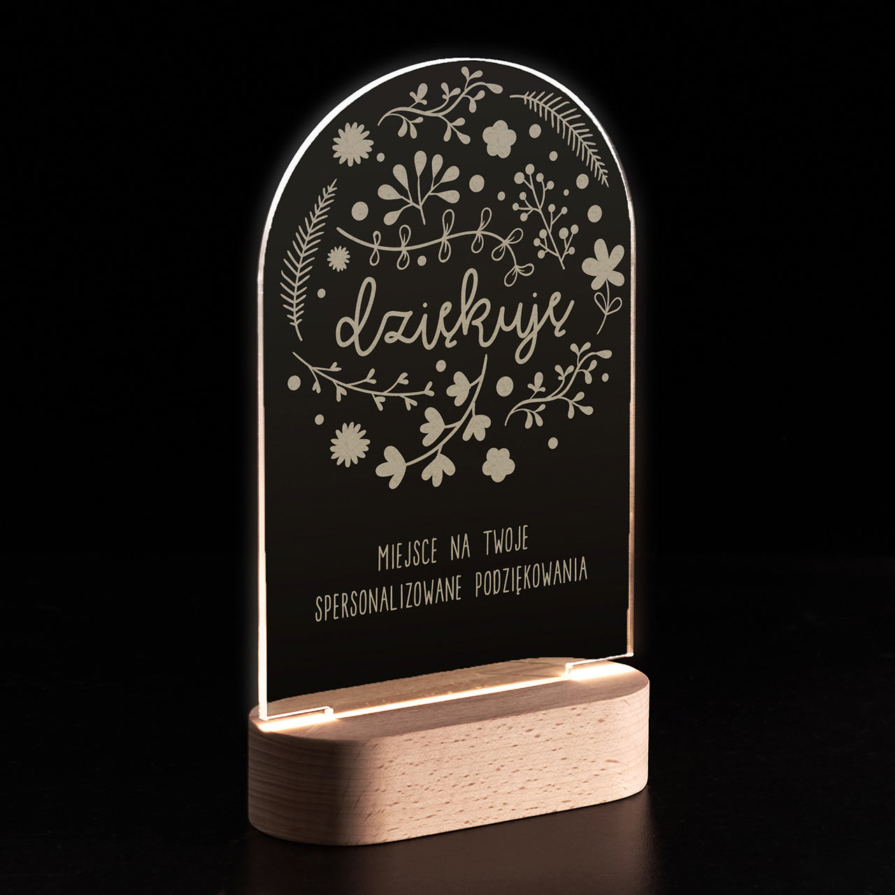 Lampka led - personalizowany prezent na podziękowanie