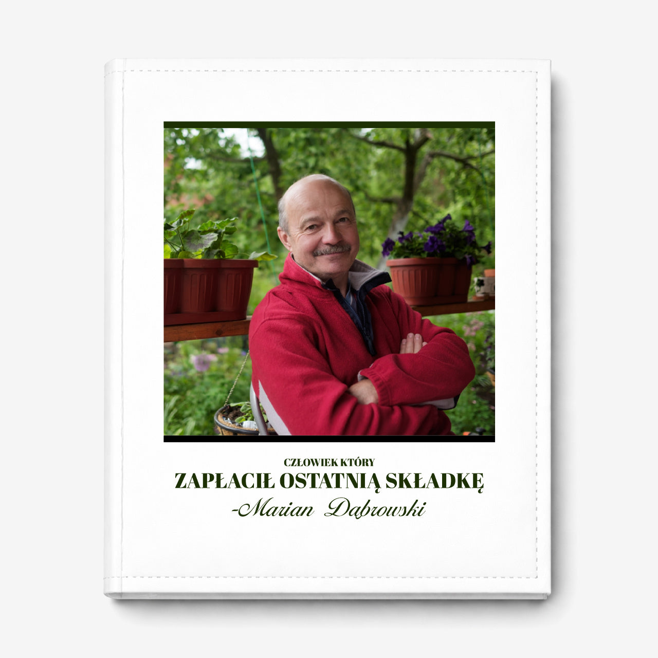 Album dla emeryta - ostatnia składka prezent dla emeryta prezent na emeryturę personalizowany album