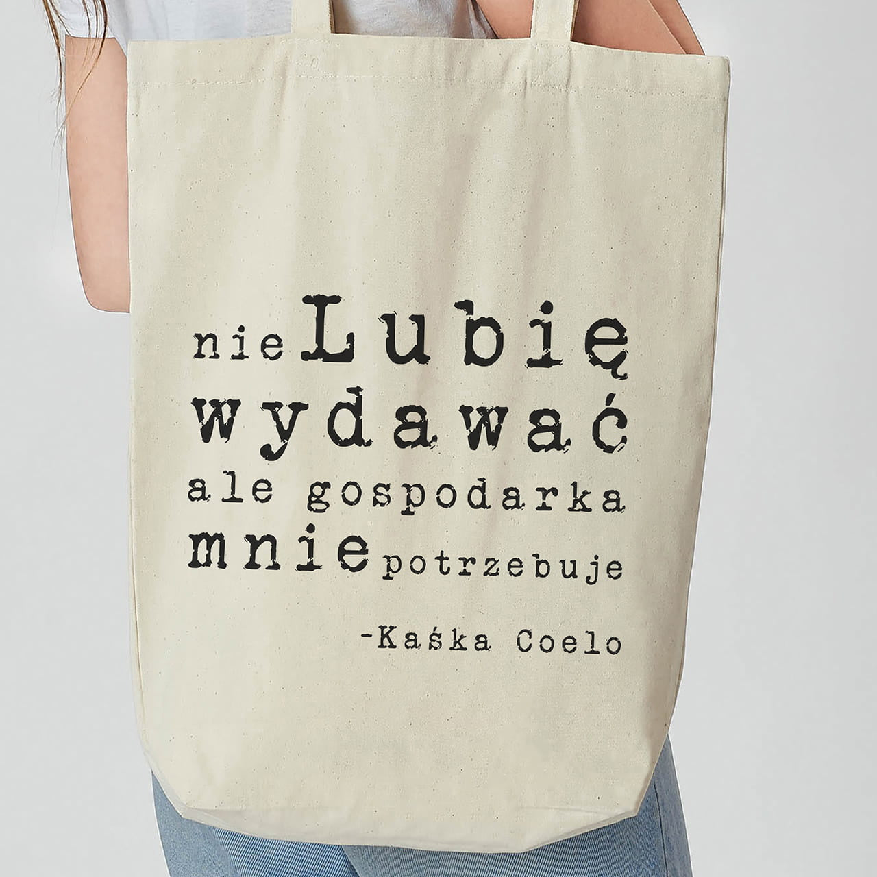 Personalizowana torba z nadrukiem - praktyczny prezent dla zakupoholiczki