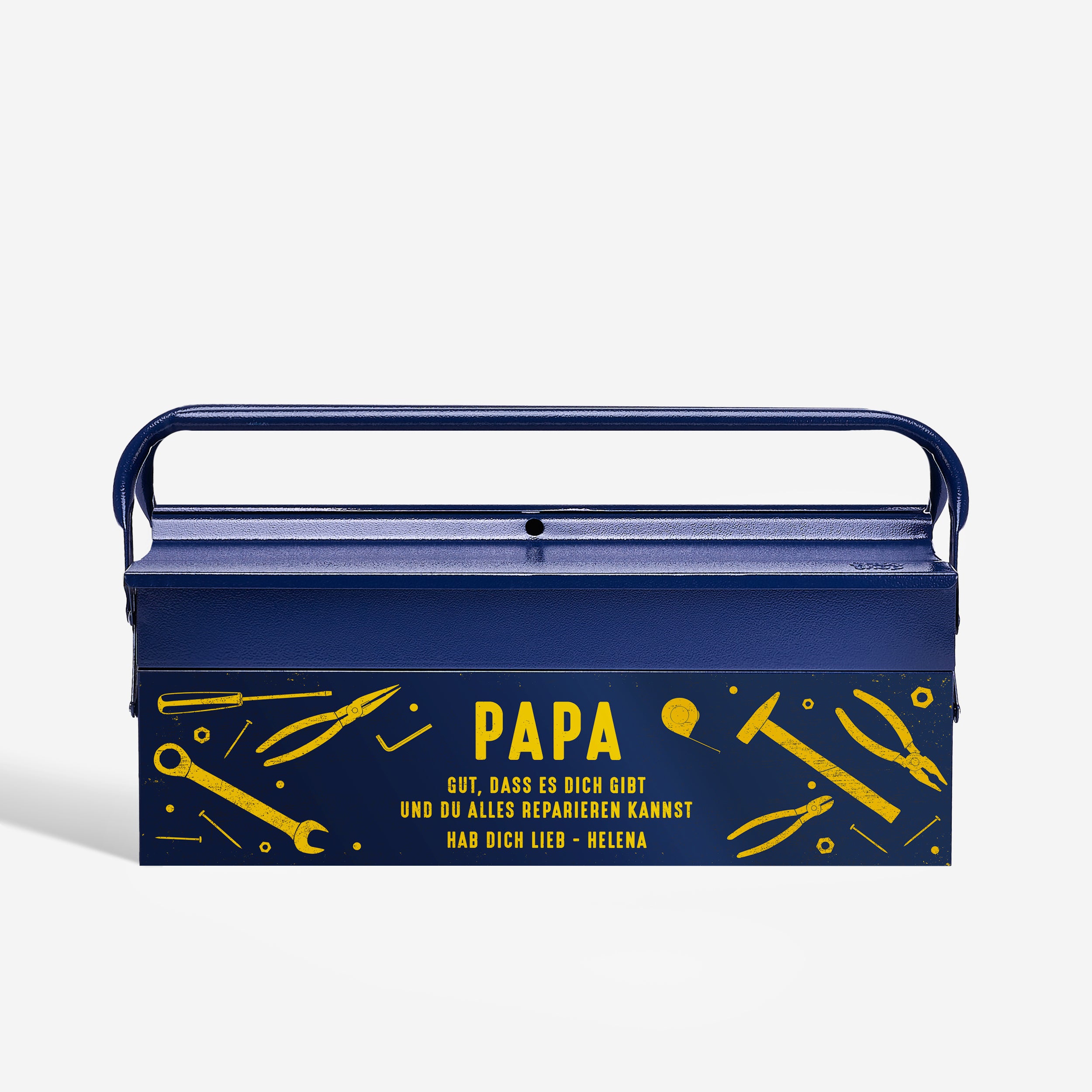 Personalisierte Werkzeugkiste – Geschenk für Papa