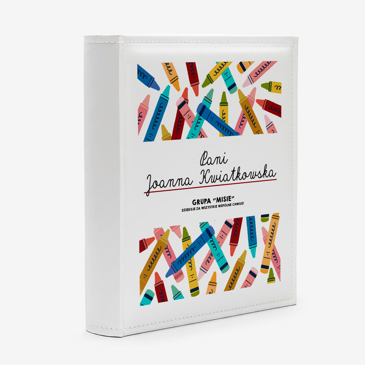 Personalizowany album dla przedszkolanki na zakończenie przedszkola album na zdjęcia prezent na podziękowanie