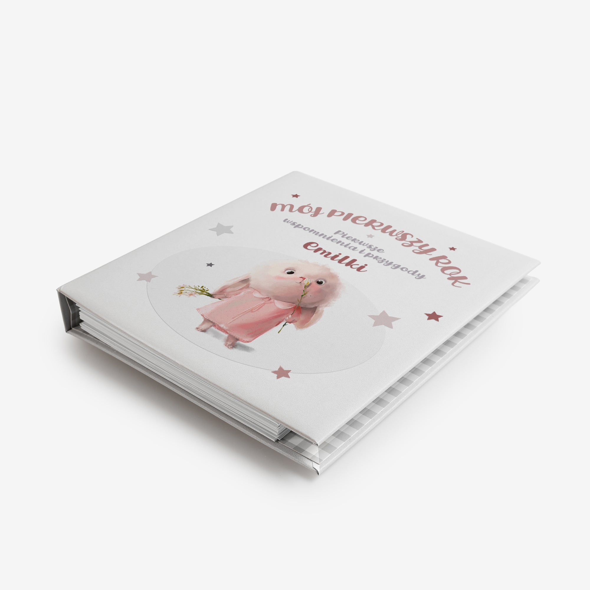 Personalizowany album dla maluszka - prezent na roczek dziewczynki
