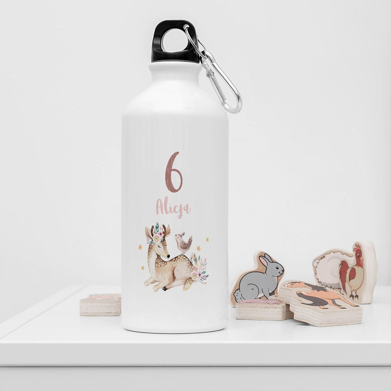 Bidon dla dziewczynki na 6 urodziny