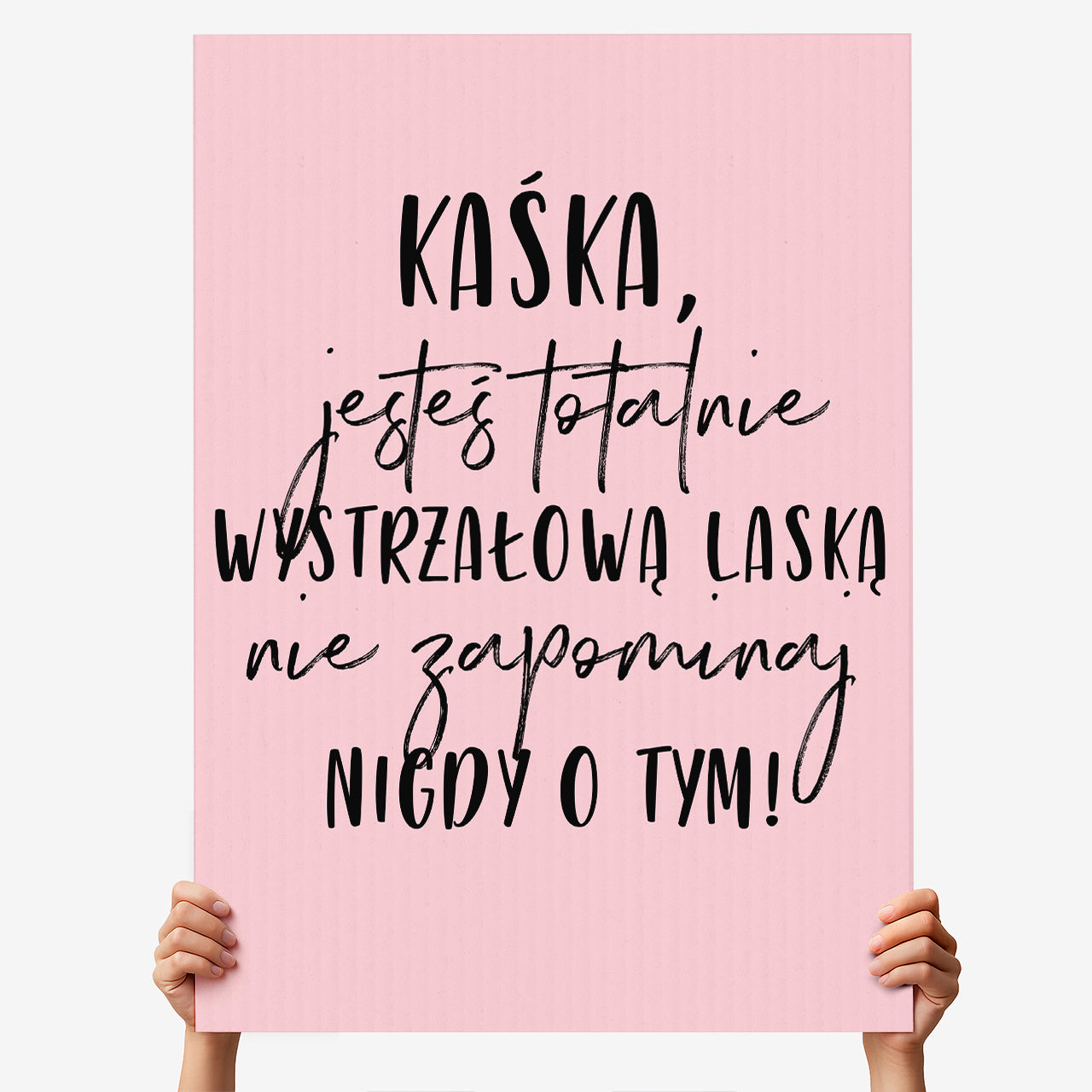 Kartka XXL na prezent dla kobiety kartka na dzień kobiet kartka urodzinowa upominek na dzień kobiet