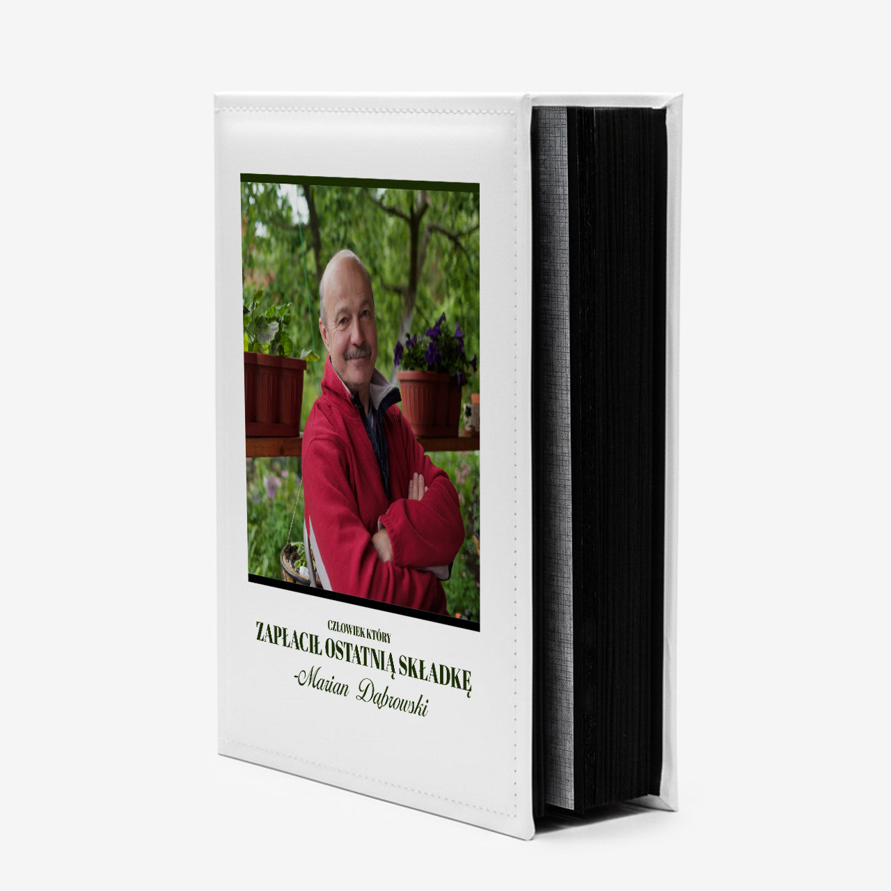 Album dla emeryta - ostatnia składka prezent dla emeryta prezent na emeryturę personalizowany album