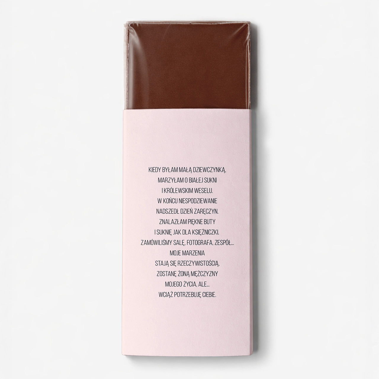 Czekolada imienna - Zapytanie Dla Świadkowej pytanie o świadkowanie prośba o świadkowanie