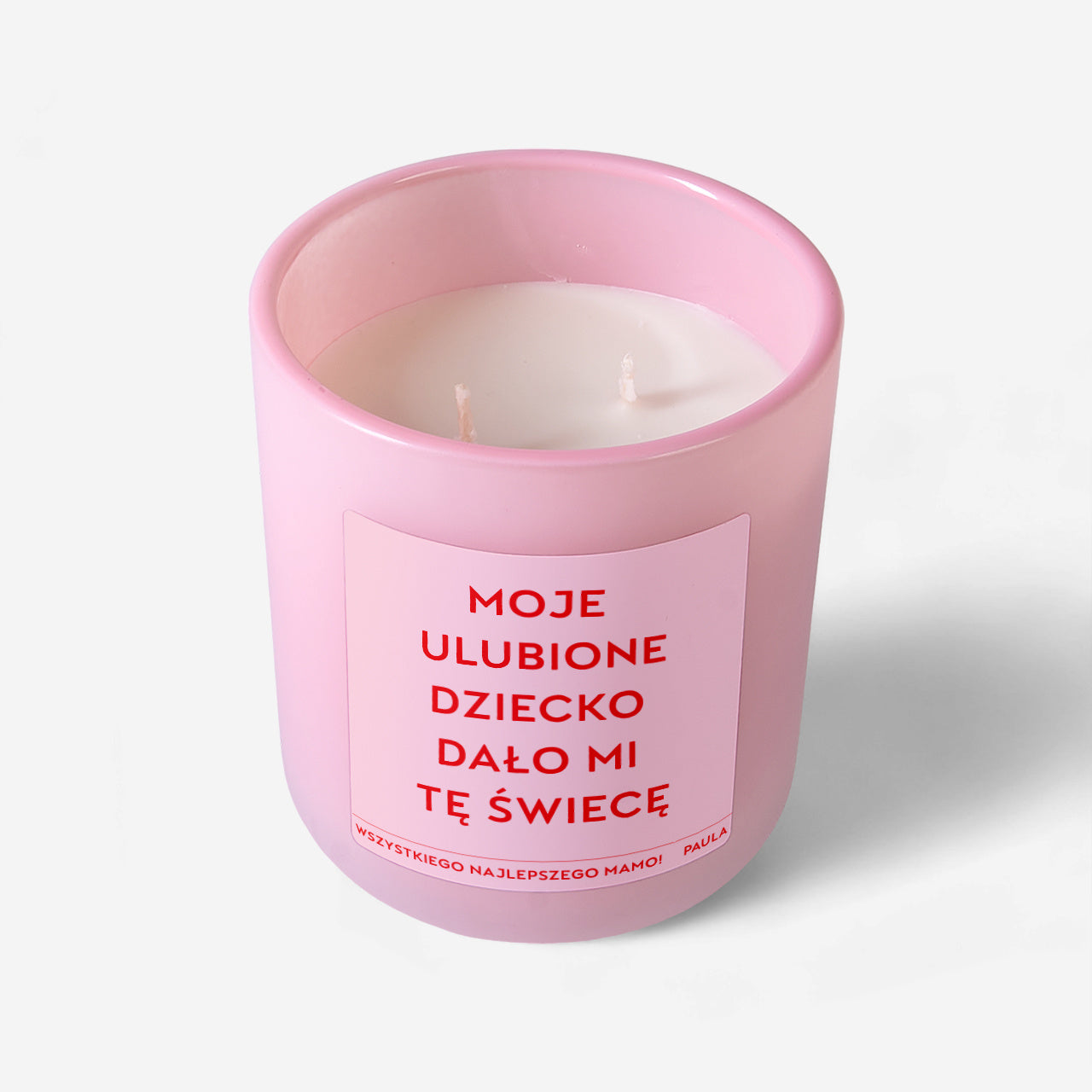 Śmieszna świeczka dla mamy - Ulubione Dziecko personalizowana świeczka dla mamy na Dzień Mamy