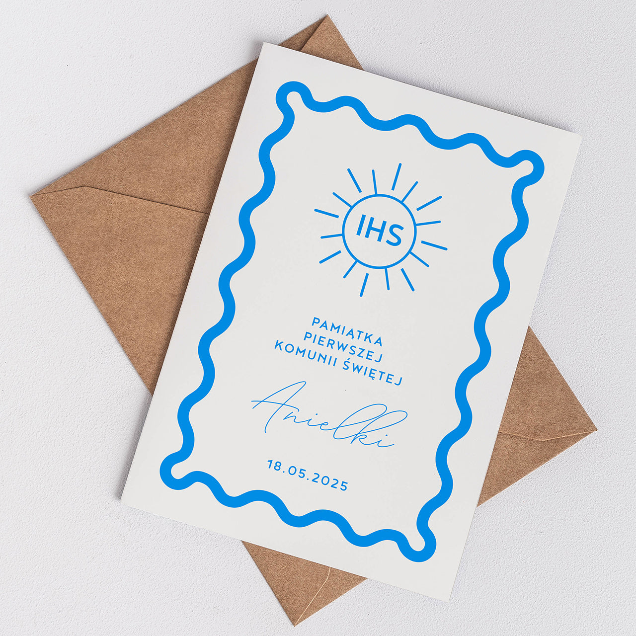 Kartka z okazji Komunii Świętej upominek komunijny kartka komunijna upominek na pierwszą komunię świętą