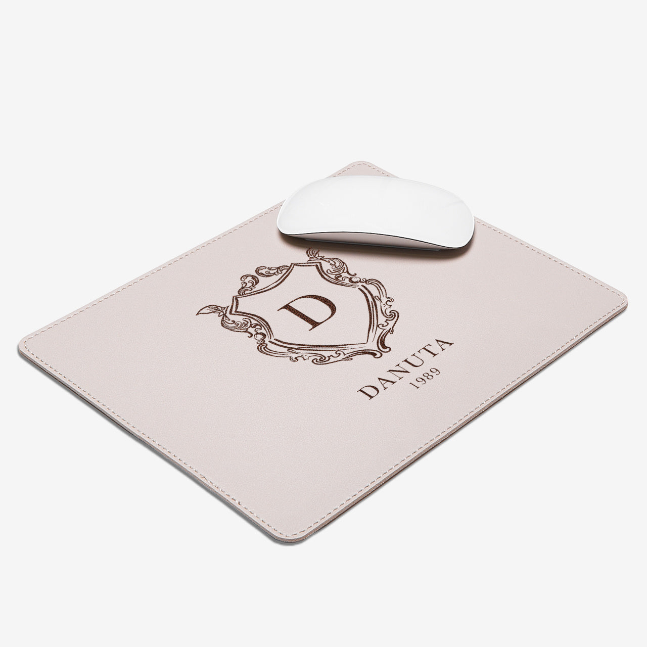 Podkałdka pod mysz ze skóry ekologicznej - elegancki prezent dla kobiety
