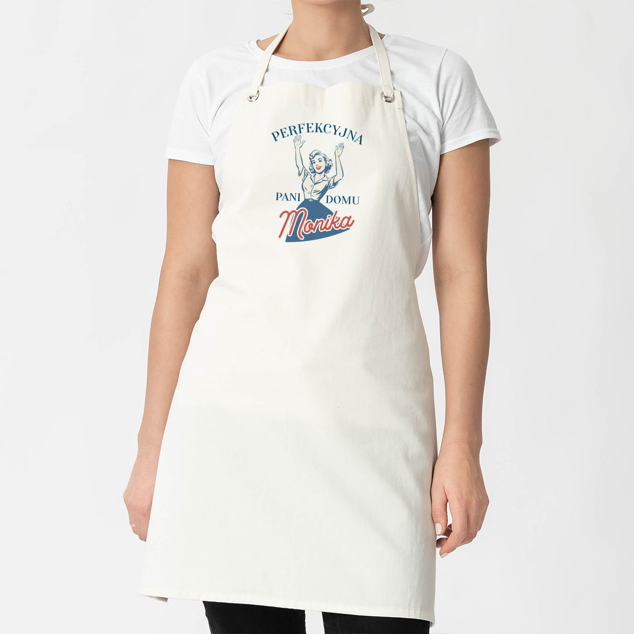 Personalizowany fartuch w stylu retro - perfekcyjna Pani domu